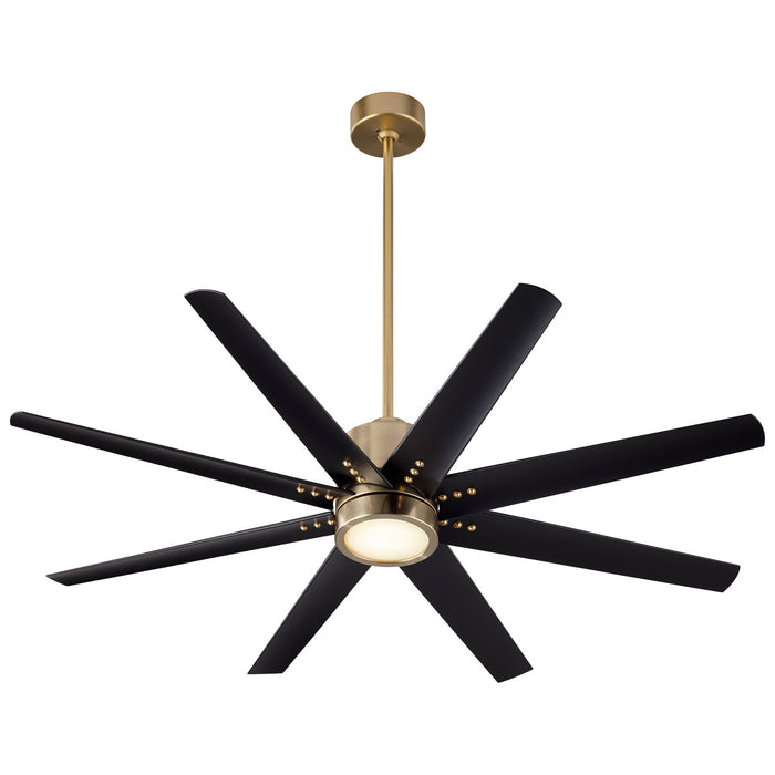 Oxygen 3-112-40 56" Ceiling Fan, Aged Brass