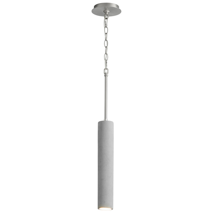 Oxygen 3-614-1624 LED Pendant, Grey W/ Satin Nickel