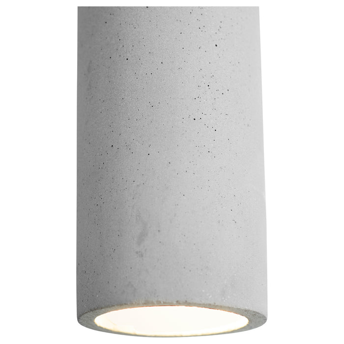 Oxygen 3-614-1624 LED Pendant, Grey W/ Satin Nickel
