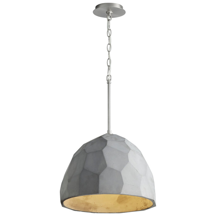 Oxygen 3-663-1624 LED Pendant, Grey W/ Satin Nickel