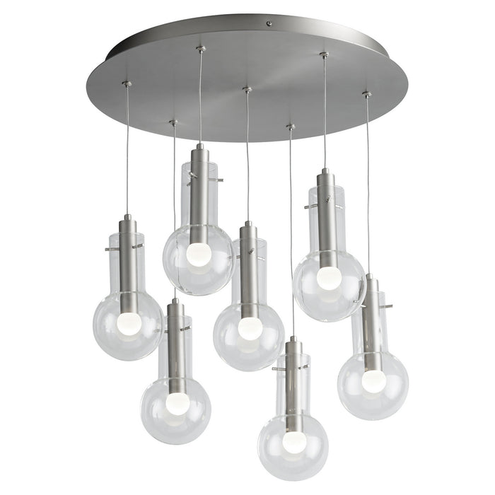 Oxygen 3-674-24 LED Pendant, Satin Nickel