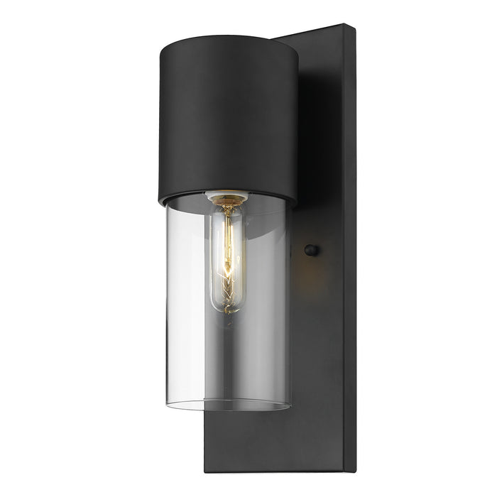 Acclaim Lighting 1511BK/CL One Light Wall Sconce, Matte Black