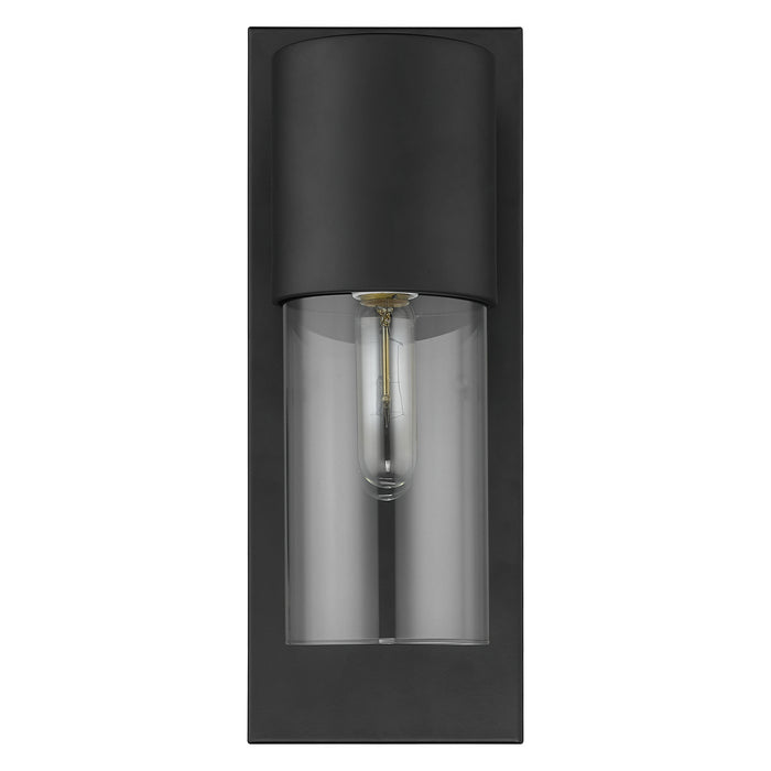 Acclaim Lighting 1511BK/CL One Light Wall Sconce, Matte Black