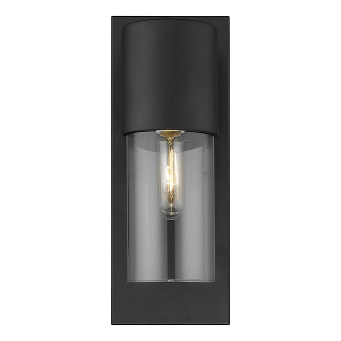 Acclaim Lighting 1511BK/CL One Light Wall Sconce, Matte Black