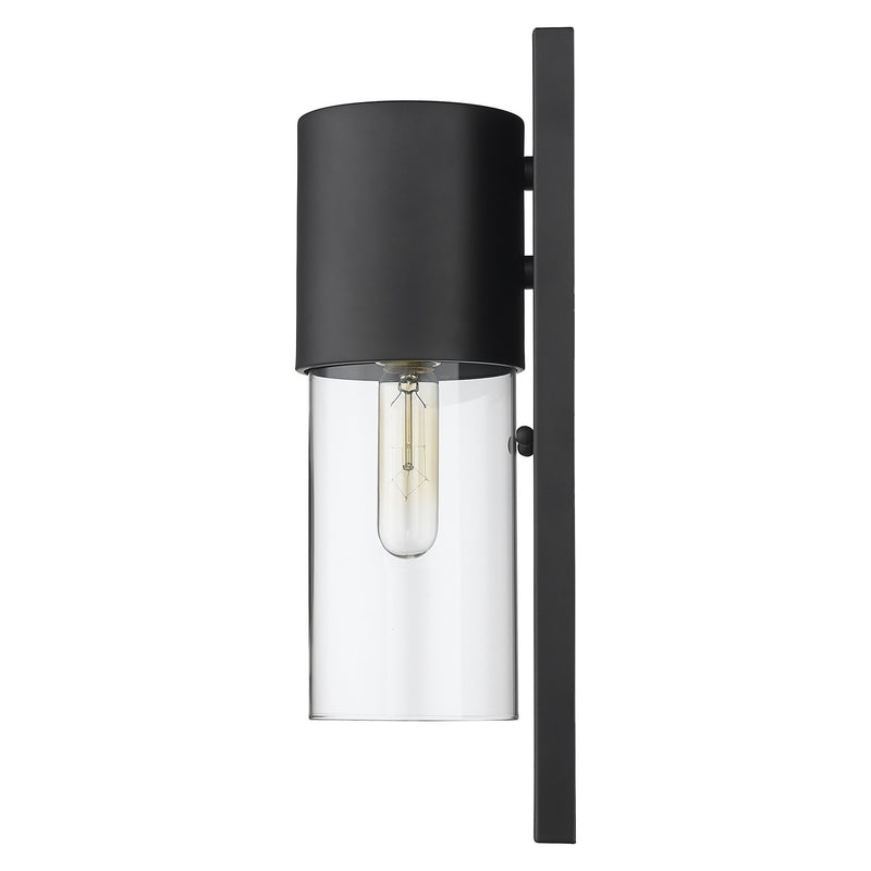 Acclaim Lighting 1511BK/CL One Light Wall Sconce, Matte Black