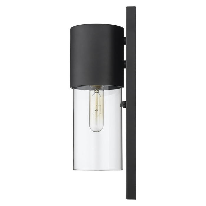 Acclaim Lighting 1511BK/CL One Light Wall Sconce, Matte Black