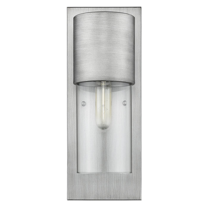 Acclaim Lighting 1511MN/CL One Light Wall Sconce, Matte Nickel