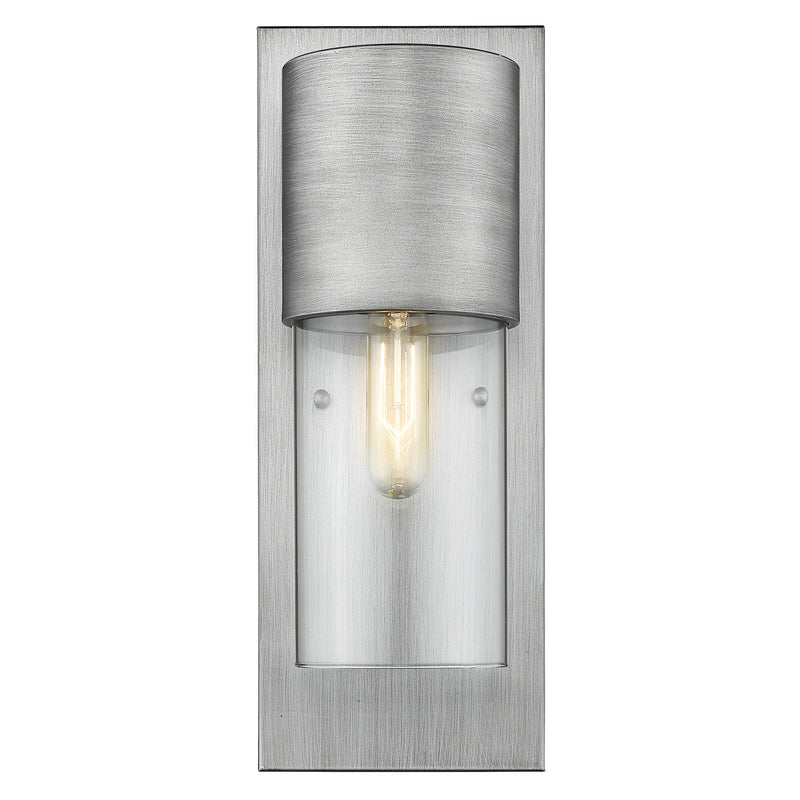 Acclaim Lighting 1511MN/CL One Light Wall Sconce, Matte Nickel