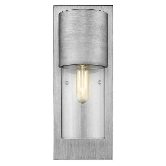 Acclaim Lighting 1511MN/CL One Light Wall Sconce, Matte Nickel