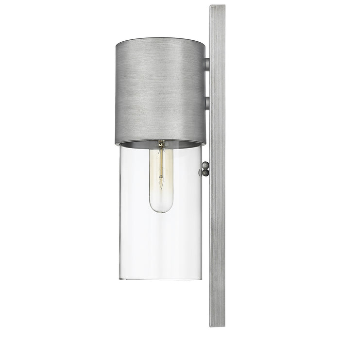 Acclaim Lighting 1511MN/CL One Light Wall Sconce, Matte Nickel