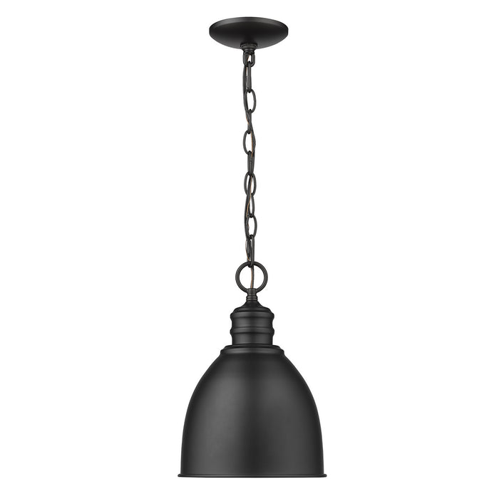 Acclaim Lighting IN11171BK One Light Pendant, Matte Black