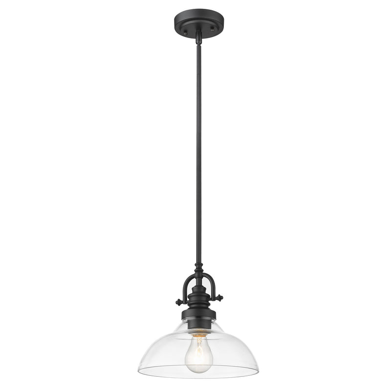 Acclaim Lighting IN21147BK One Light Pendant, Matte Black
