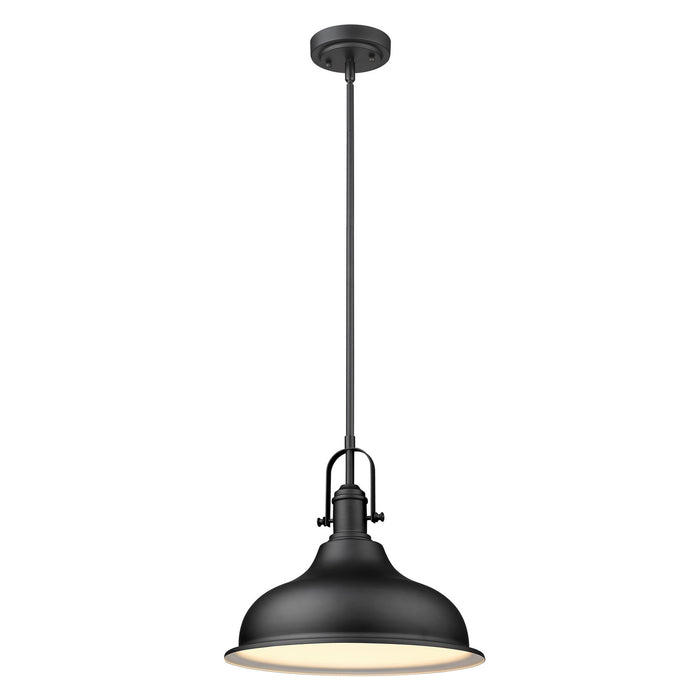 Acclaim Lighting IN21148BK One Light Pendant, Matte Black