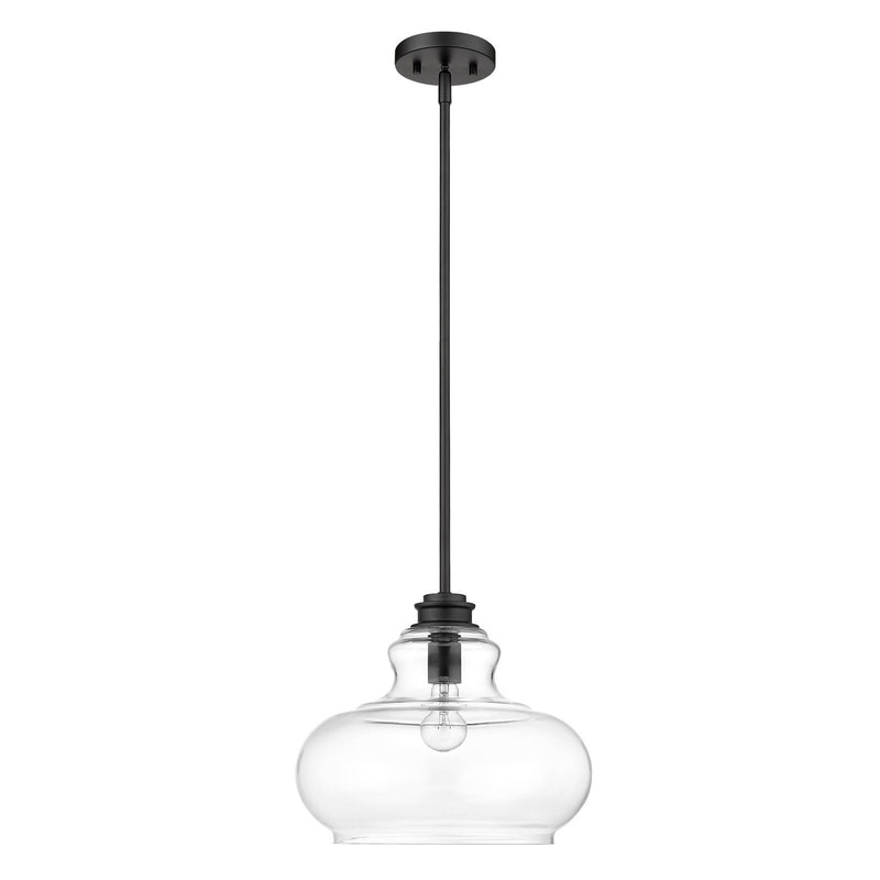 Acclaim Lighting IN21251BK One Light Pendant, Matte Black