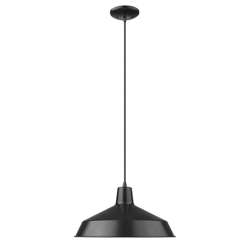 Acclaim Lighting IN31143BK One Light Pendant, Matte Black