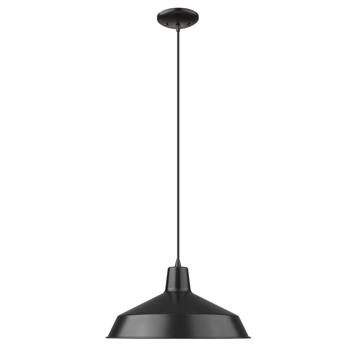 Acclaim Lighting IN31143BK One Light Pendant, Matte Black