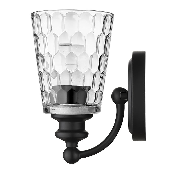 Acclaim Lighting IN40020BK One Light Wall Sconce, Matte Black