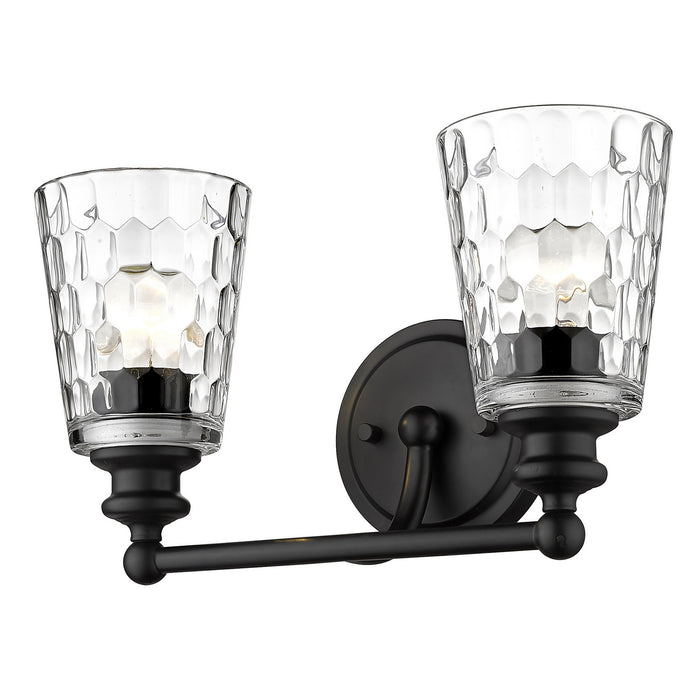 Acclaim Lighting IN40021BK Two Light Vanity, Matte Black