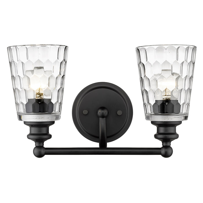 Acclaim Lighting IN40021BK Two Light Vanity, Matte Black
