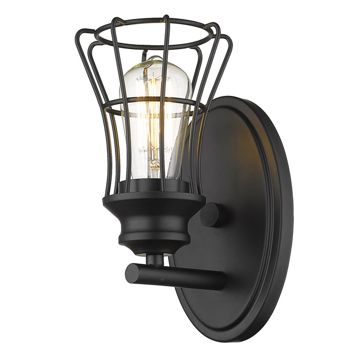 Acclaim Lighting IN41280BK One Light Wall Sconce, Matte Black