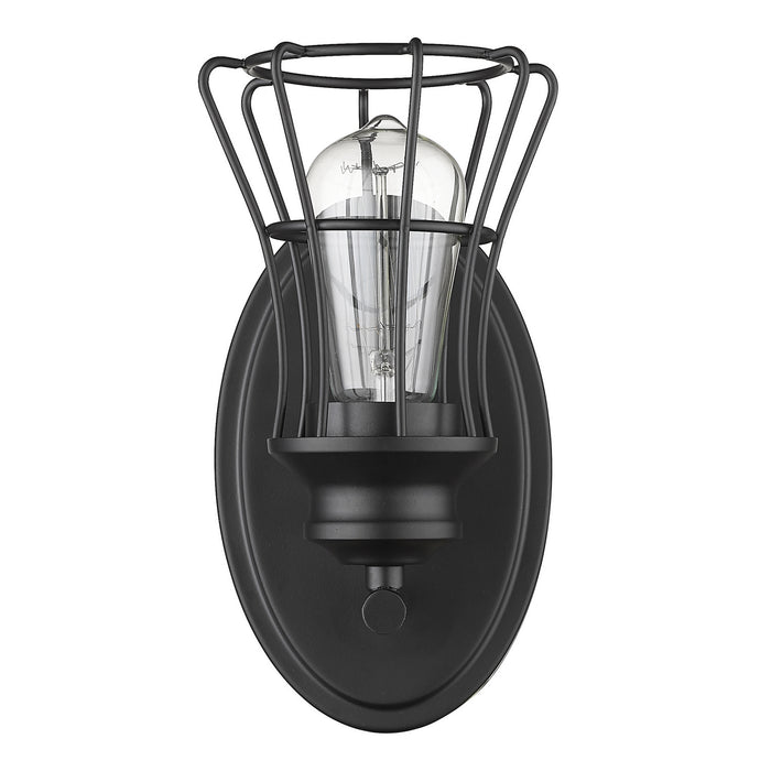 Acclaim Lighting IN41280BK One Light Wall Sconce, Matte Black