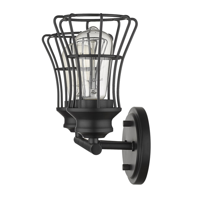 Acclaim Lighting IN41281BK Two Light Vanity, Matte Black