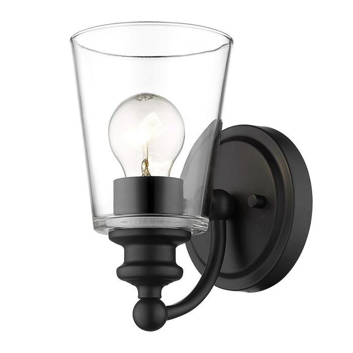 Acclaim Lighting IN41400BK One Light Wall Sconce, Matte Black