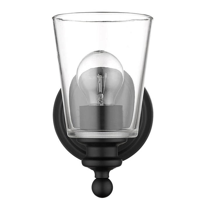 Acclaim Lighting IN41400BK One Light Wall Sconce, Matte Black