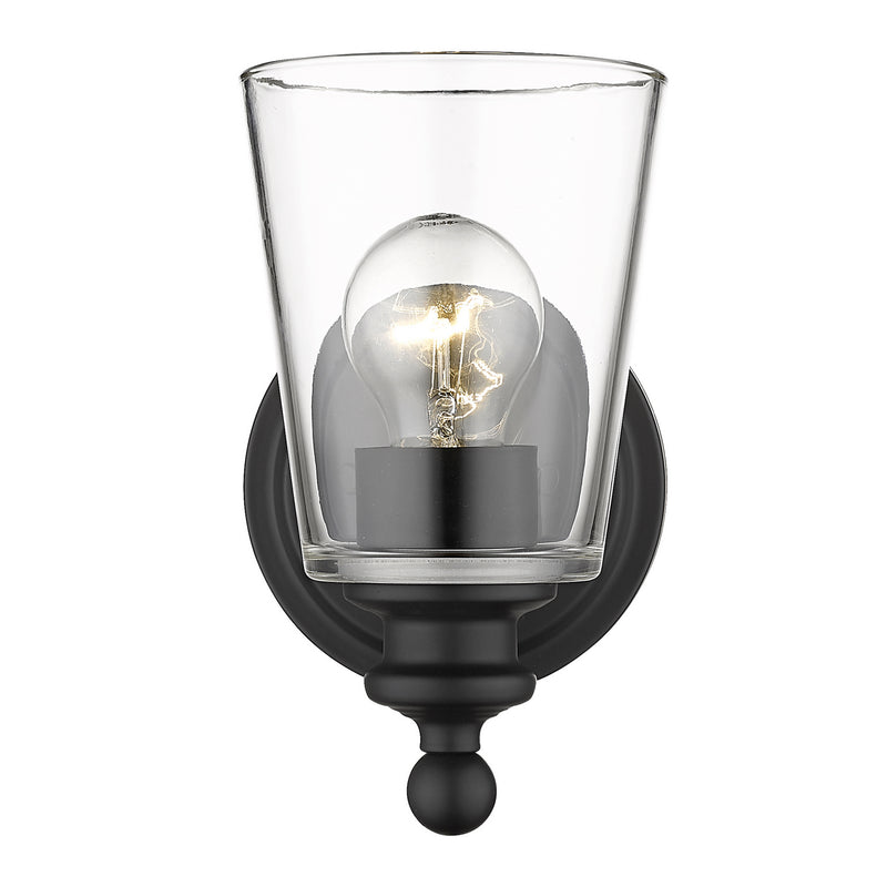 Acclaim Lighting IN41400BK One Light Wall Sconce, Matte Black