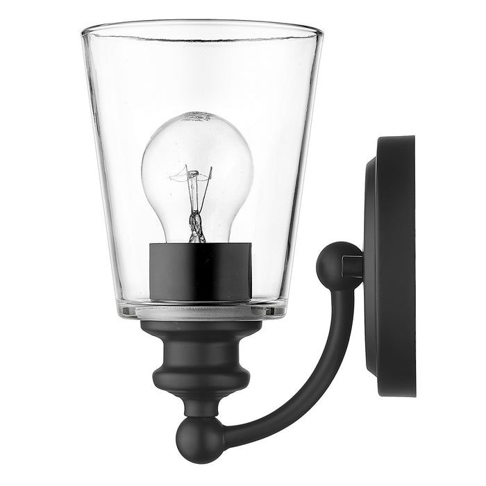 Acclaim Lighting IN41400BK One Light Wall Sconce, Matte Black