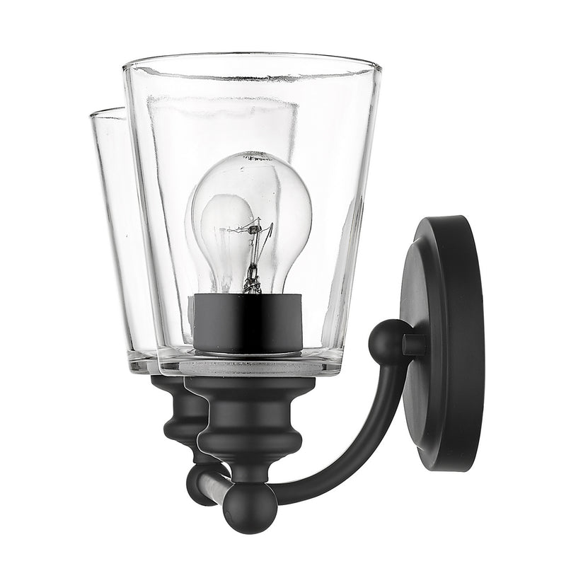 Acclaim Lighting IN41401BK Two Light Vanity, Matte Black