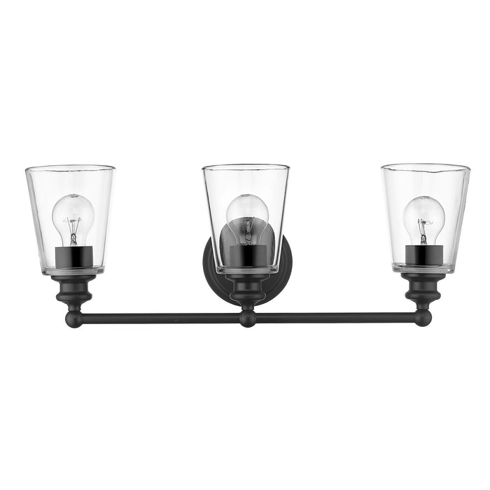 Acclaim Lighting IN41402BK Three Light Vanity, Matte Black