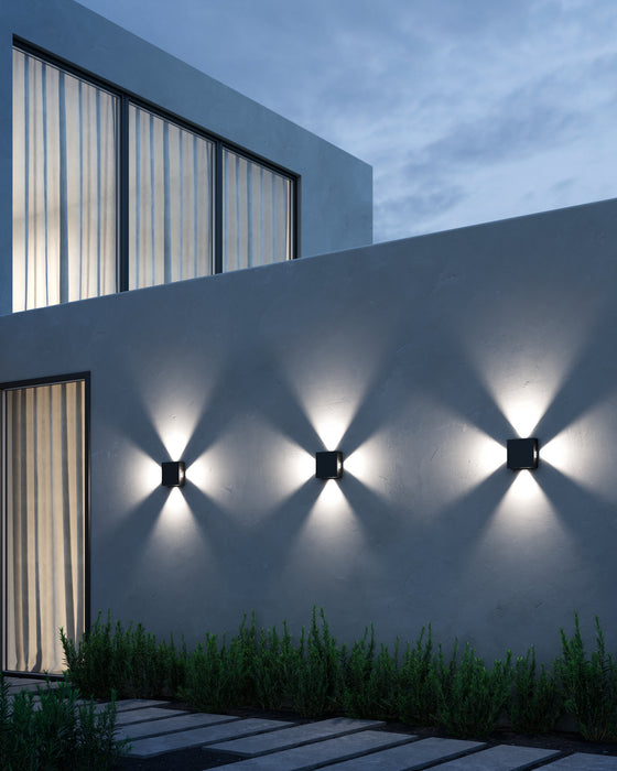 Kuzco Lighting EW38807-BK LED Outdoor Wall Mount, Black