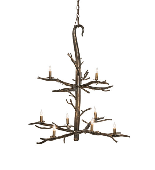 Meyda Tiffany 223477 18 Light Chandelier, Burnished Antique Copper