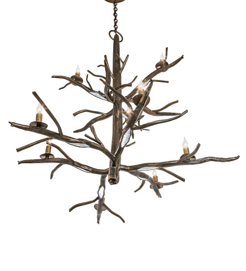 Meyda Tiffany 223477 18 Light Chandelier, Burnished Antique Copper