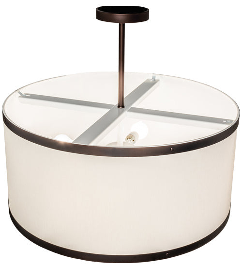 Meyda Tiffany 230681 Four Light Pendant, Mahogany Bronze