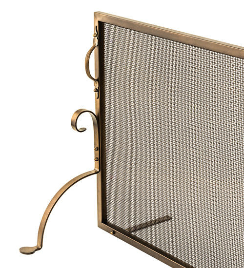 Meyda Tiffany 238867 Fireplace Screen, Antique Copper