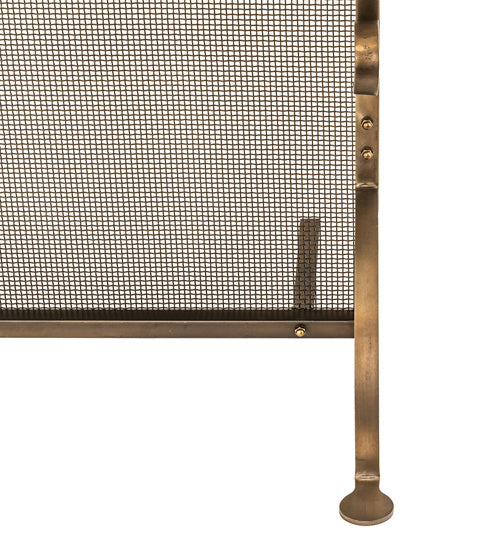 Meyda Tiffany 238867 Fireplace Screen, Antique Copper