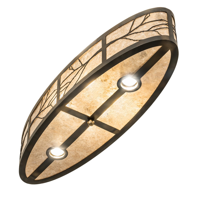 Meyda Tiffany 239033 Six Light Pendant, Dark Burnished Antique Copper