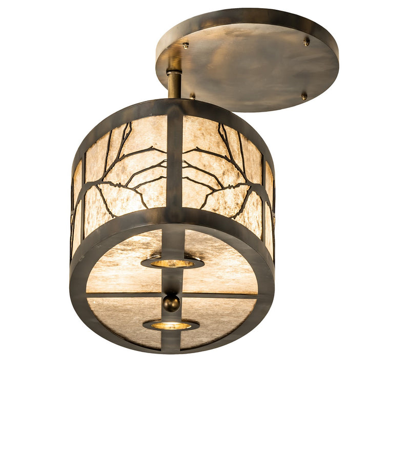 Meyda Tiffany 239033 Six Light Pendant, Dark Burnished Antique Copper