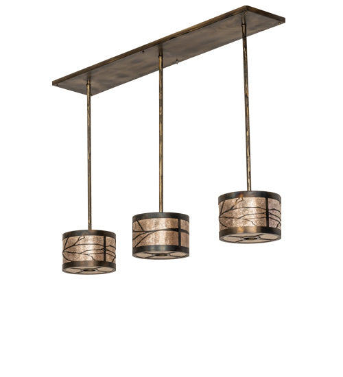 Meyda Tiffany 239167 Nine Light Pendant, Dark Burnished Antique Copper