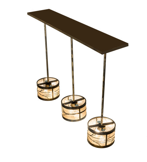 Meyda Tiffany 239167 Nine Light Pendant, Dark Burnished Antique Copper