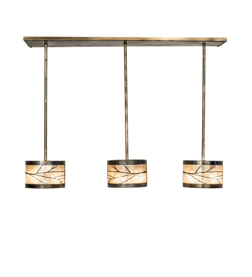 Meyda Tiffany 239167 Nine Light Pendant, Dark Burnished Antique Copper