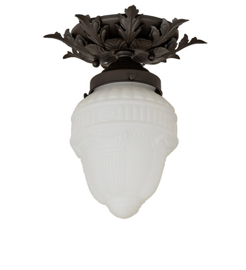 Meyda Tiffany 239969 One Light Flushmount, Oil Rubbed Bronze