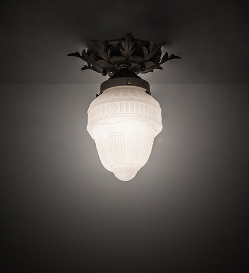 Meyda Tiffany 239969 One Light Flushmount, Oil Rubbed Bronze