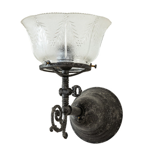 Meyda Tiffany 240032 One Light Wall Sconce, Antique Pewter