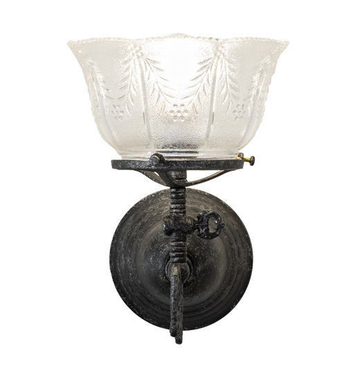 Meyda Tiffany 240032 One Light Wall Sconce, Antique Pewter