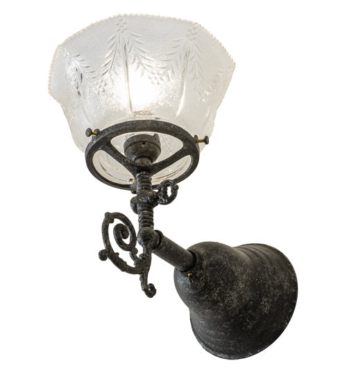 Meyda Tiffany 240032 One Light Wall Sconce, Antique Pewter