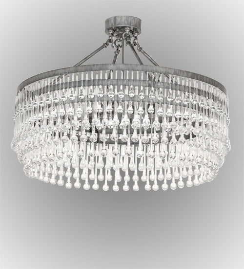 Meyda Tiffany 240137 Four Light Chandelier, Antique Iron Ore