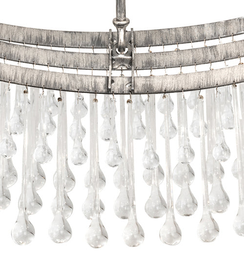 Meyda Tiffany 240137 Four Light Chandelier, Antique Iron Ore